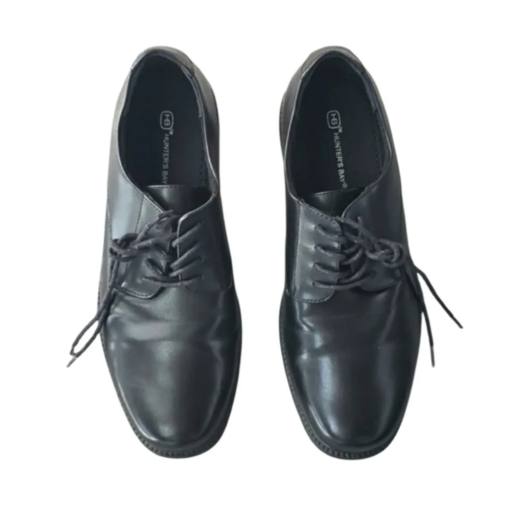 Hunter's Bay Mike Oxford Dress Shoes Size 9.5 - Black